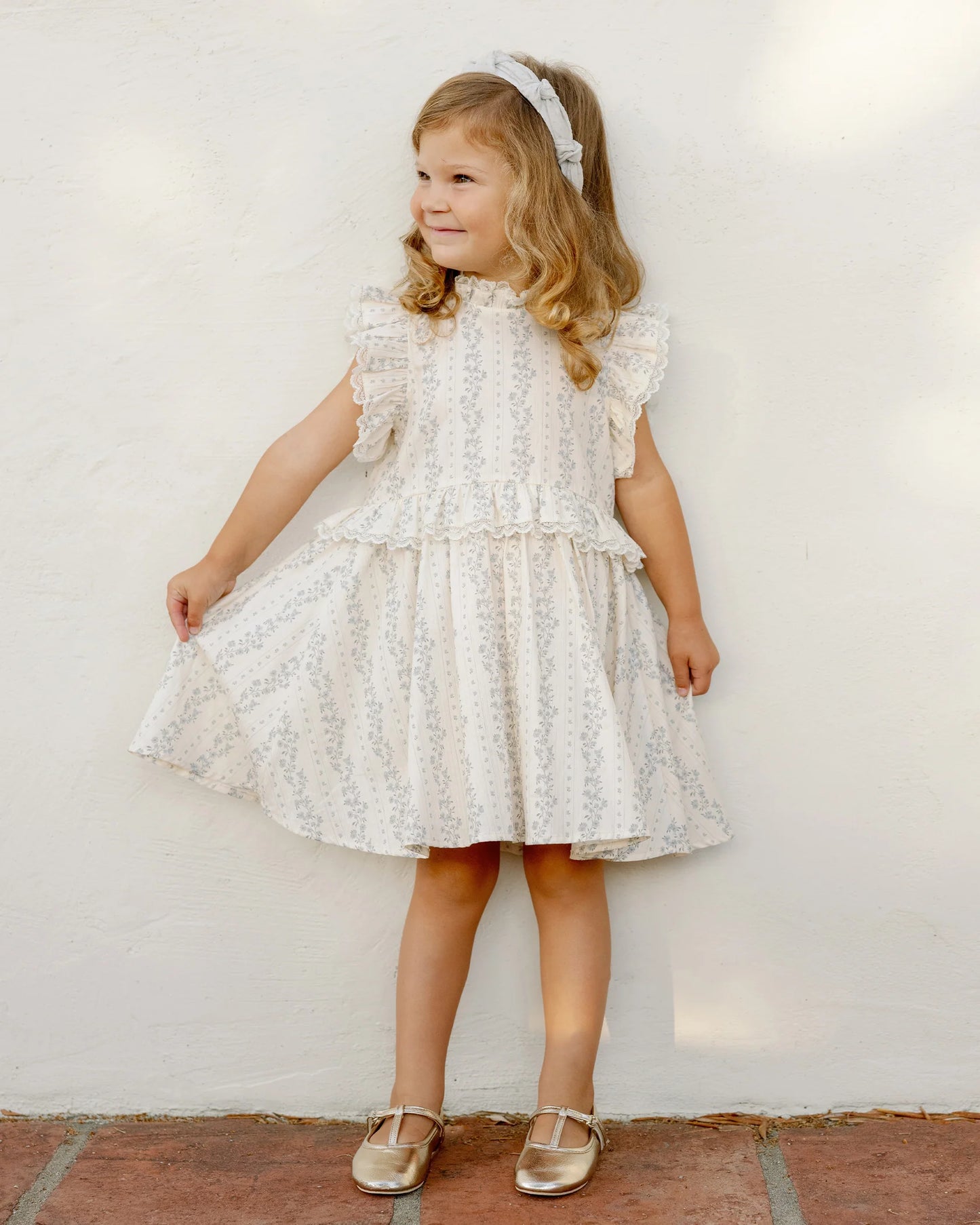Pleated Headband | Powder Blue