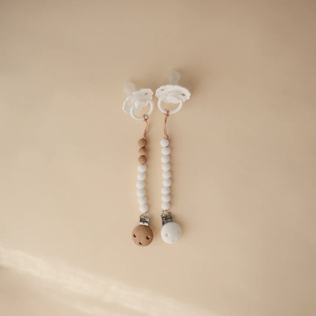 Hera Silicone Pacifier Clip (Shifting Sands)