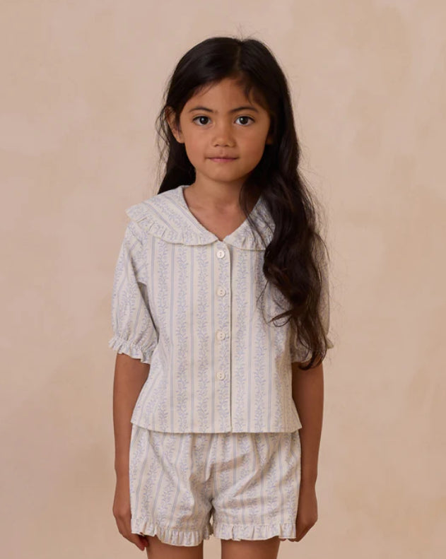 Delilah Pajama Set Blue Vines