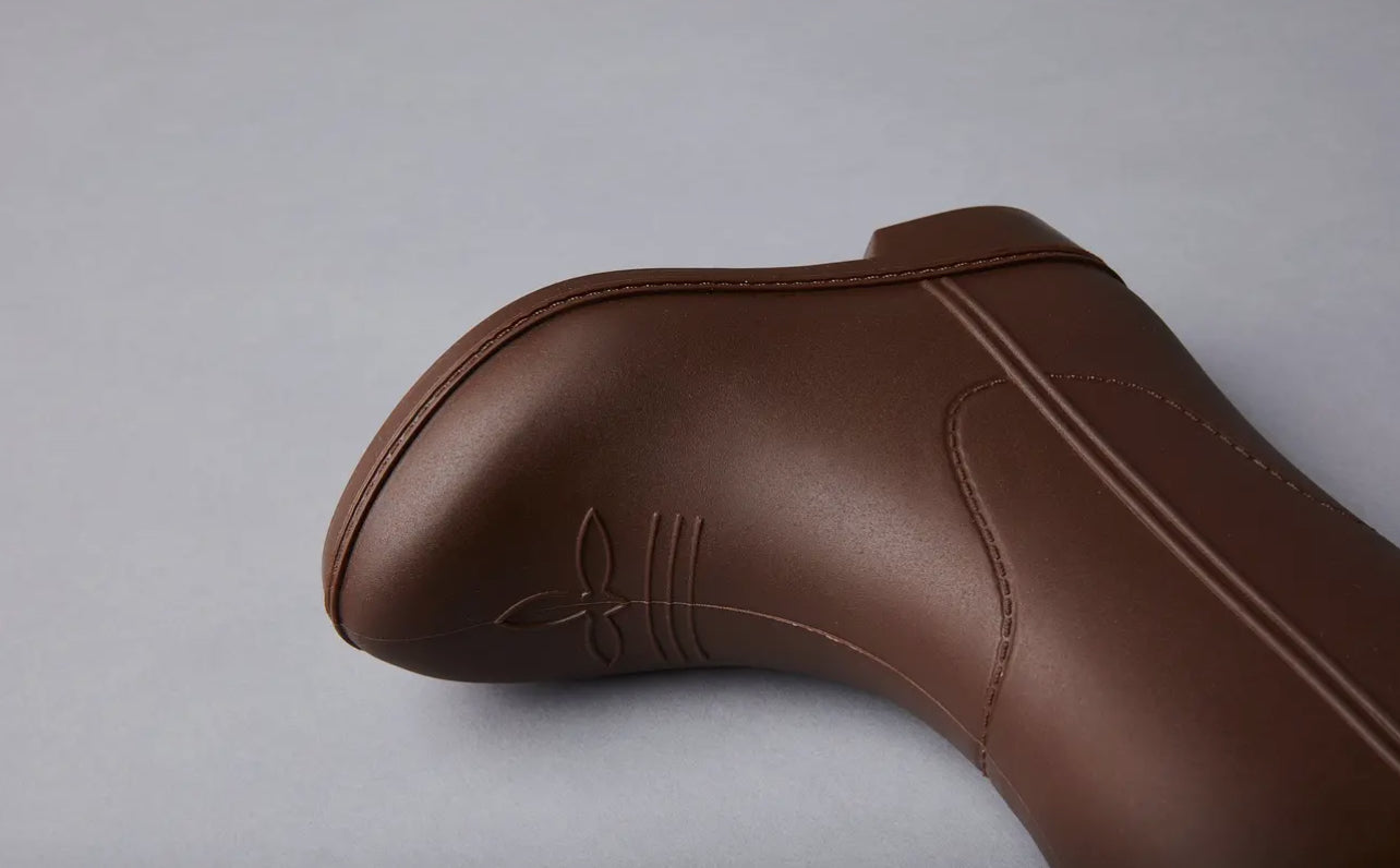 All Weather Rubber Cowboy Boot (brown)