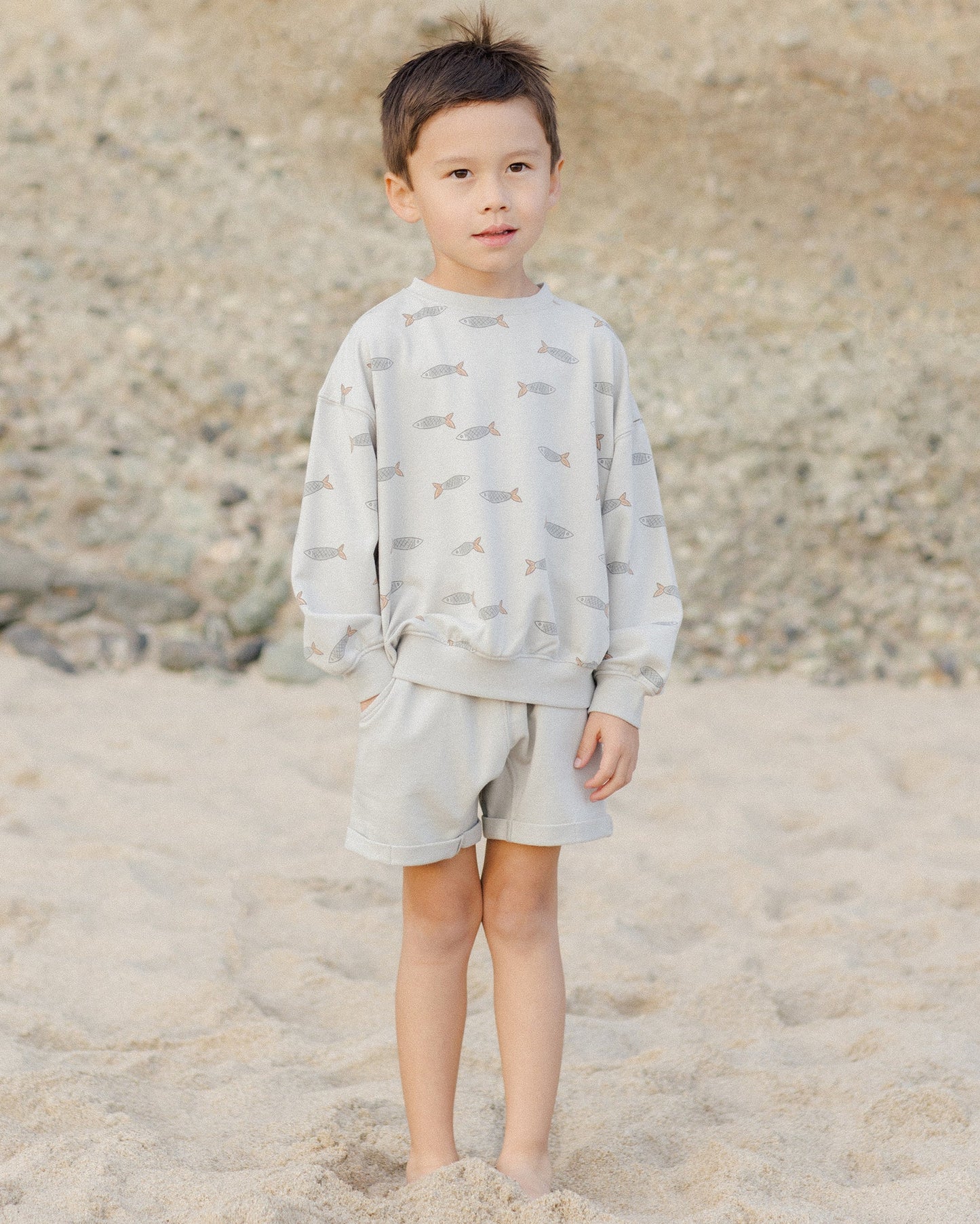 Relaxed Short || Seafoam