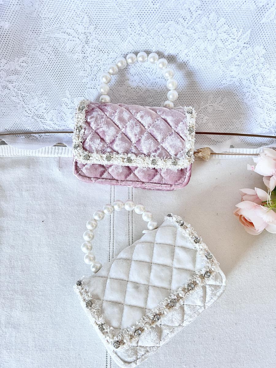 Velvet Vintage Trimmed Purse