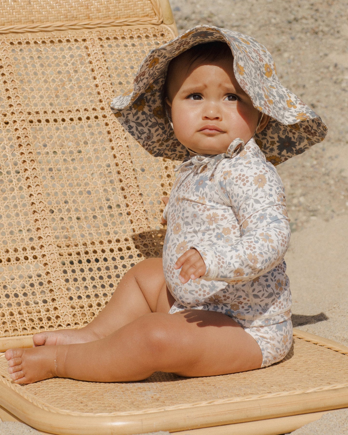 Maryn Rashgaurd Set || Gardenia