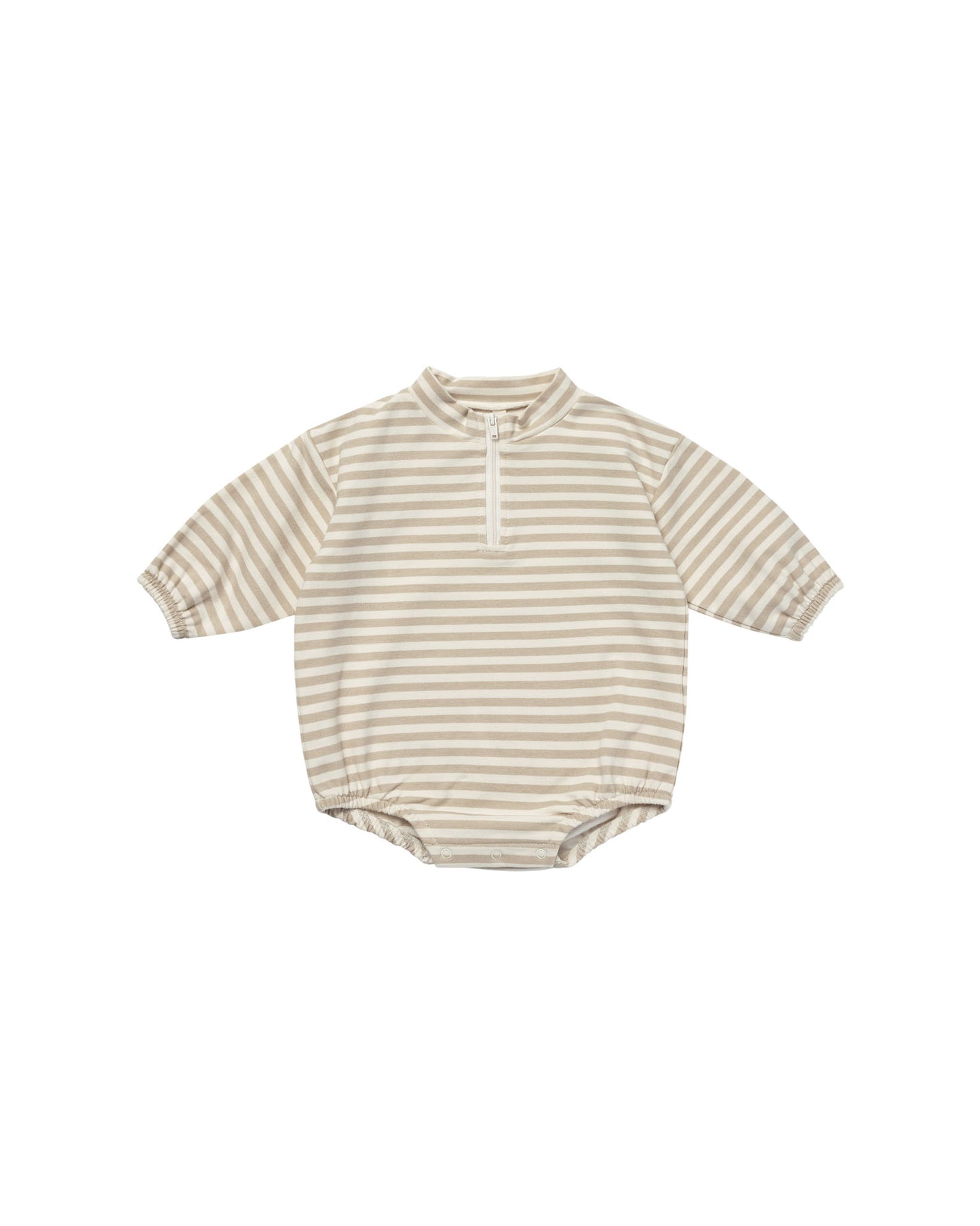 Fleece Bohdi Romper (sand stripe)