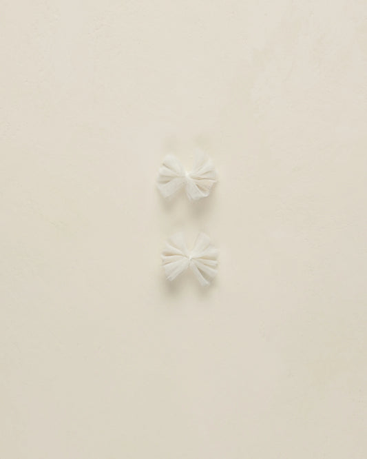 Flutter Tulle Clip || Ivory