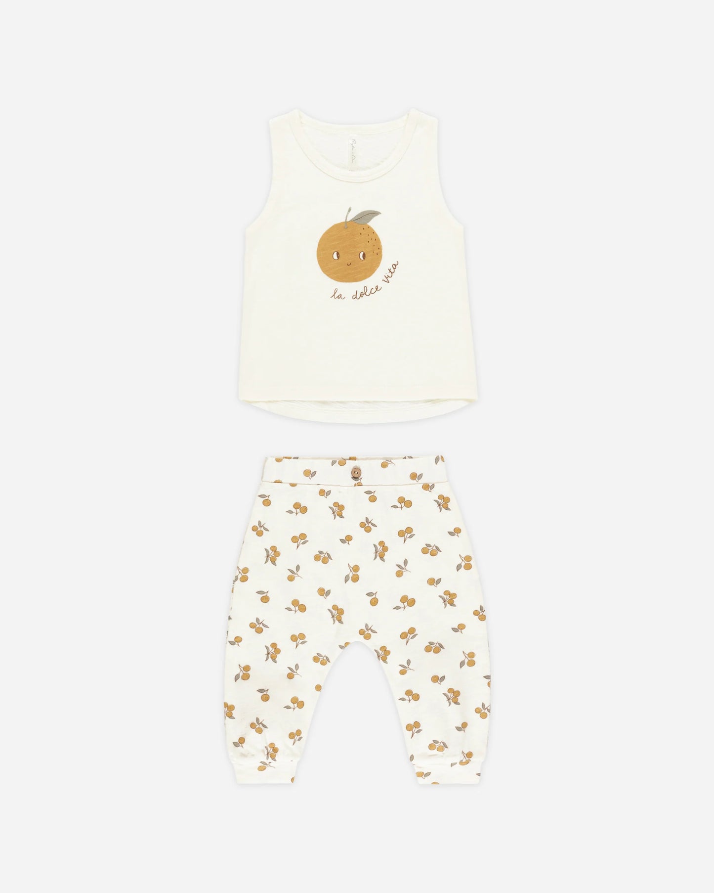 Tank + Slouch Pant Set|| Oranges