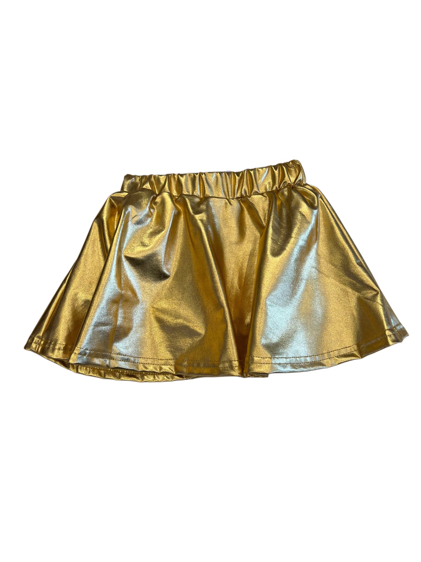 Metallic Skirt - Built in Shorts
