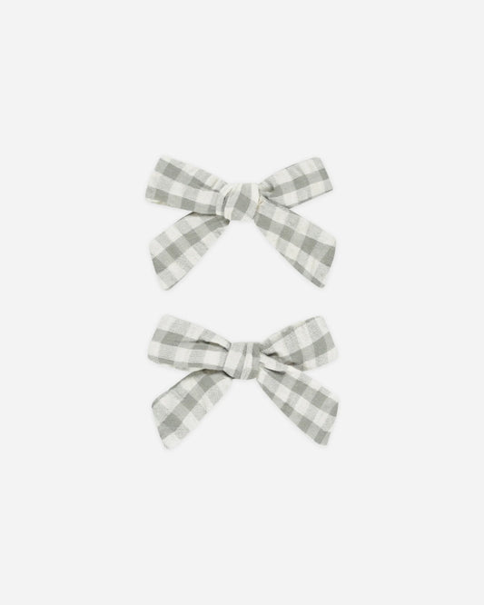 Bows || Eucalyptus Gingham