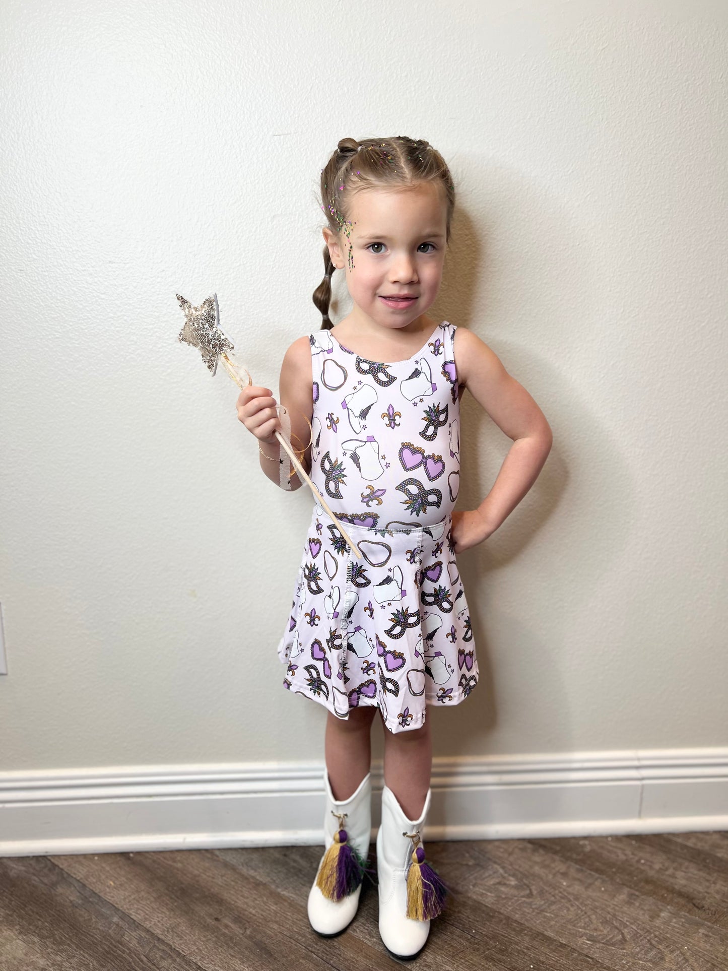 Mardi Gras Athletic Dress