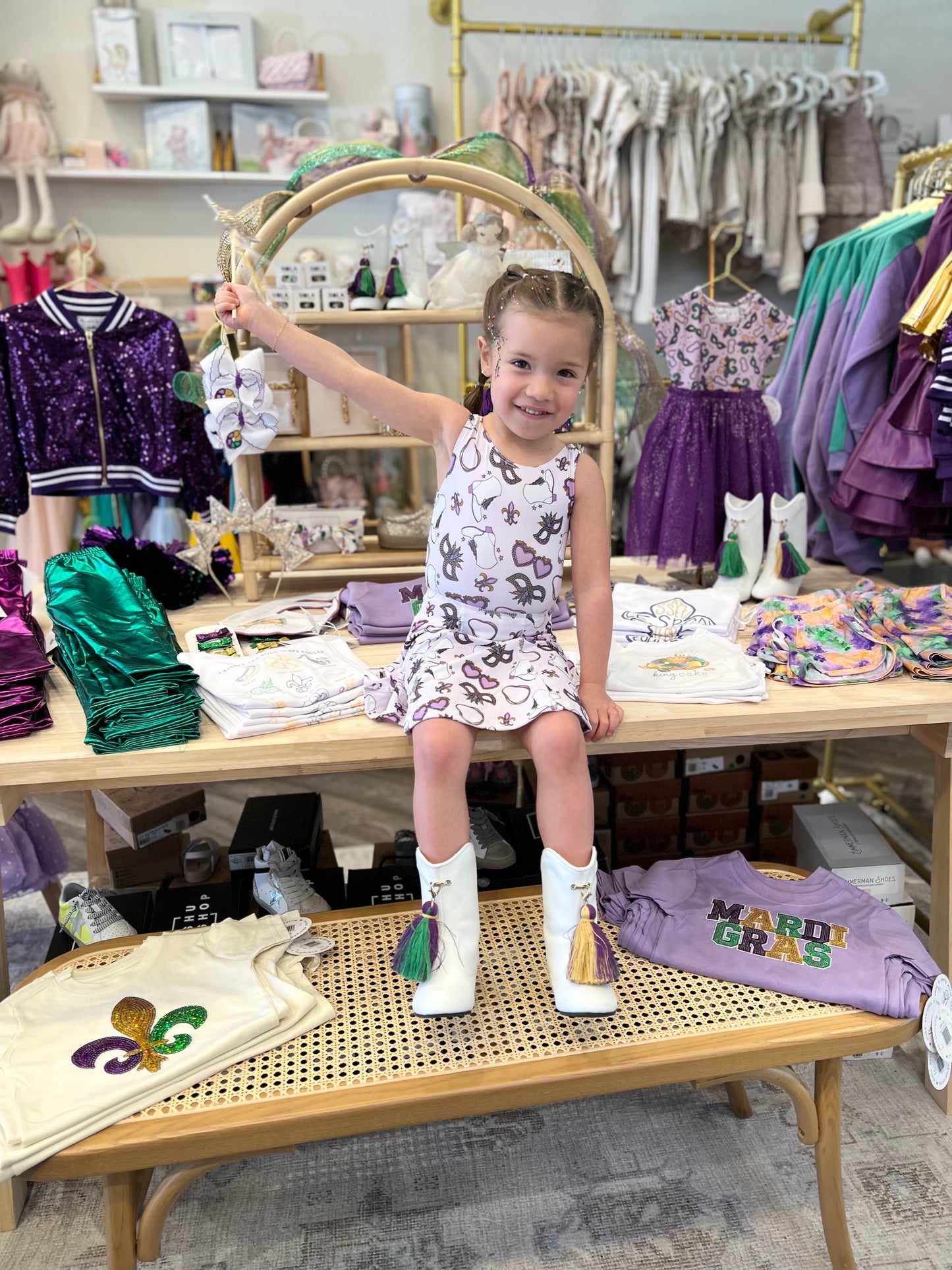 Mardi Gras Athletic Dress