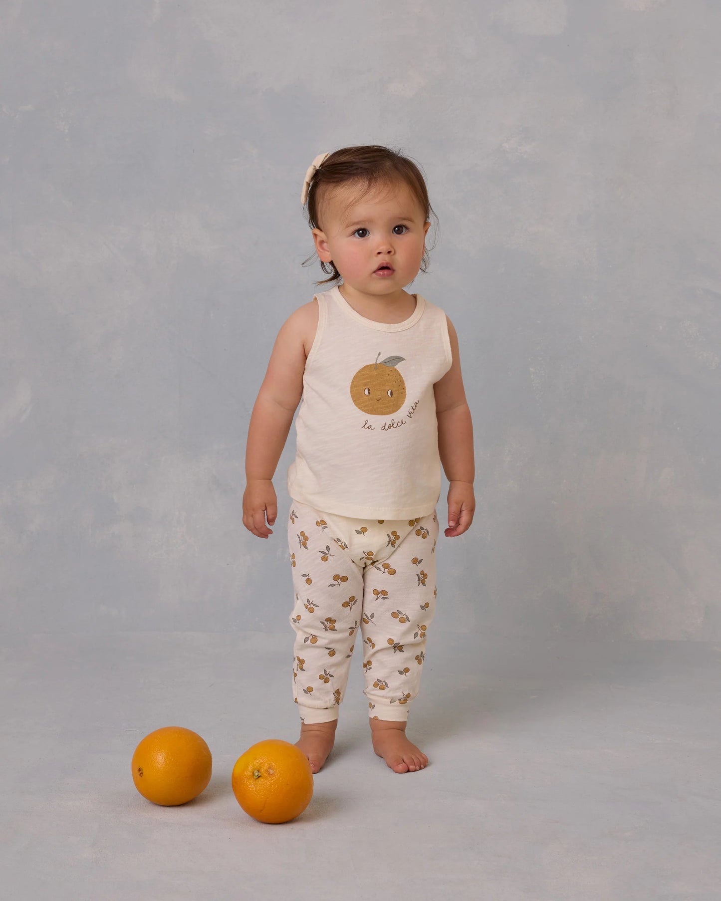 Tank + Slouch Pant Set|| Oranges
