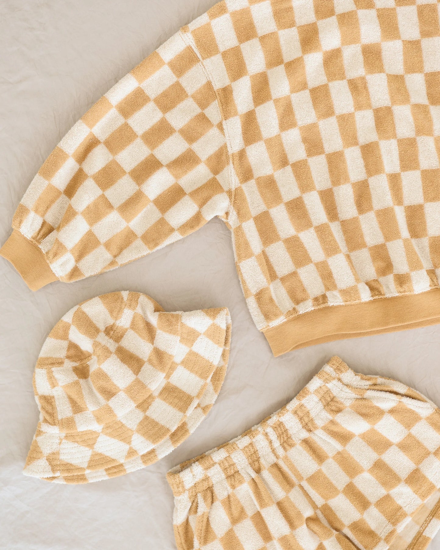 Bucket Hat || Marigold Check