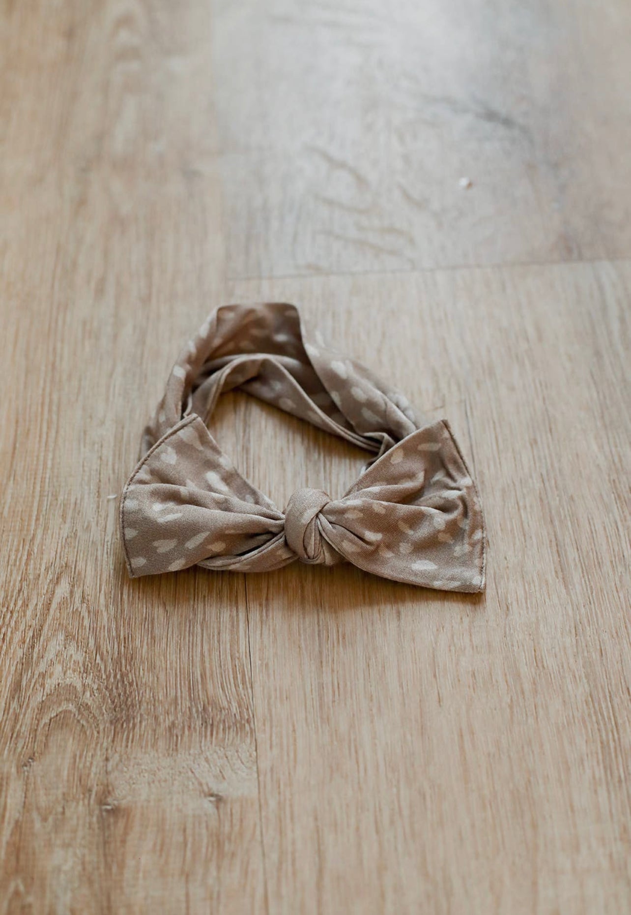 Fawn Spots Bamboo Bow Headband
