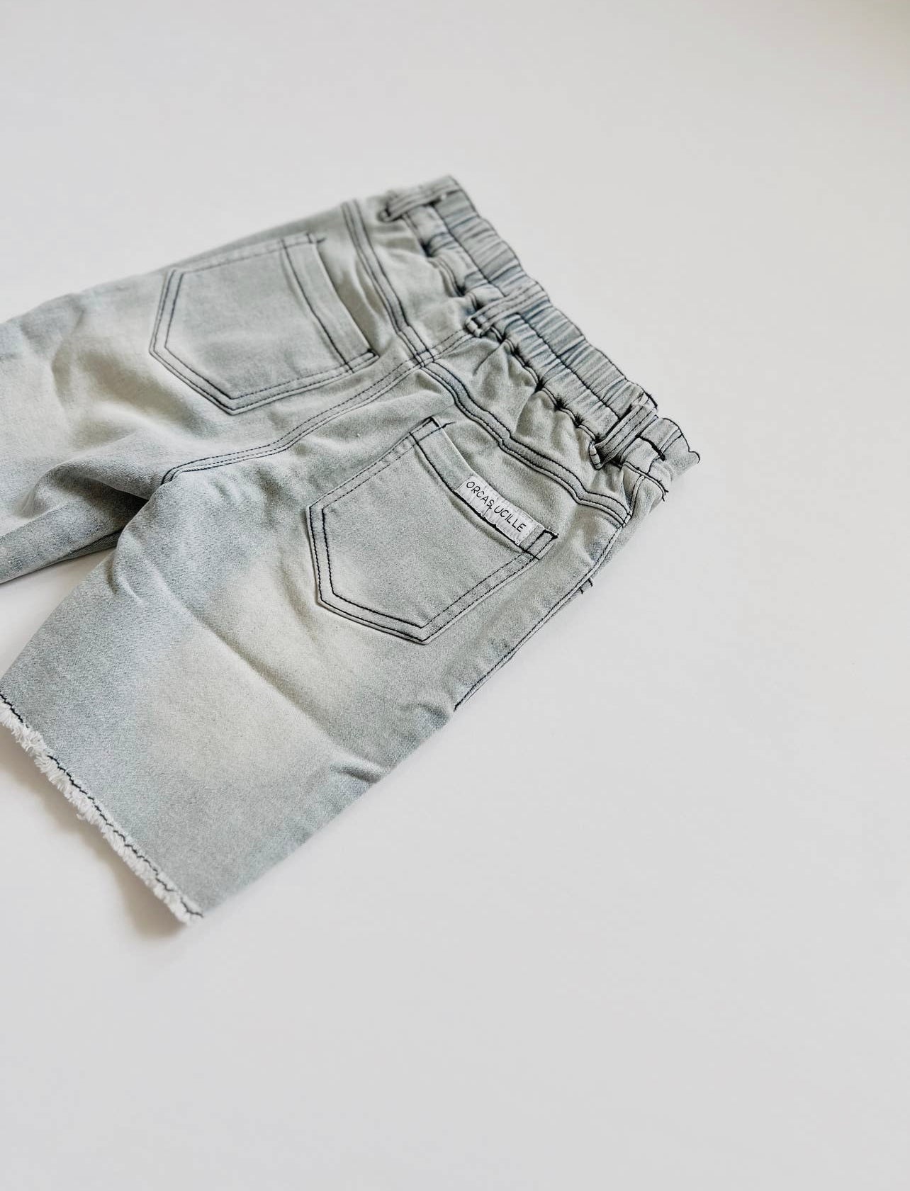 Bermuda Denim Shorts (slate gray)