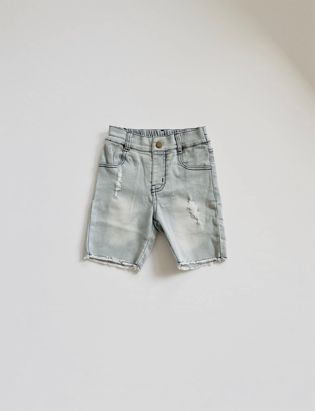 Bermuda Denim Shorts (slate gray)