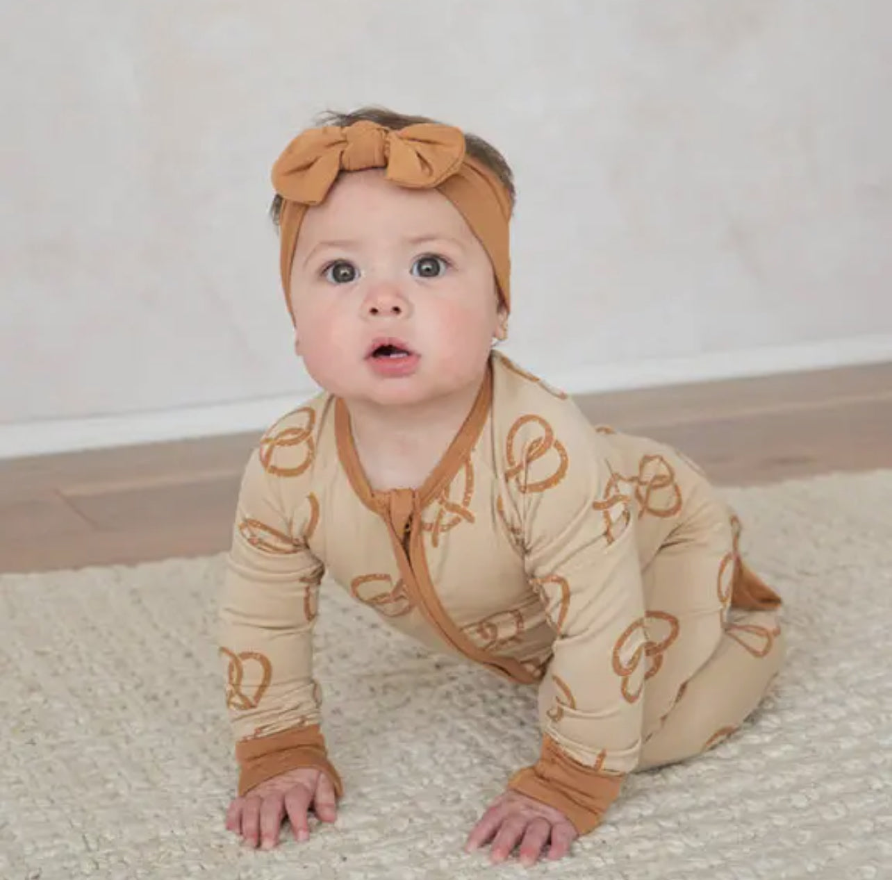Pretzel Bamboo Double Zip Romper