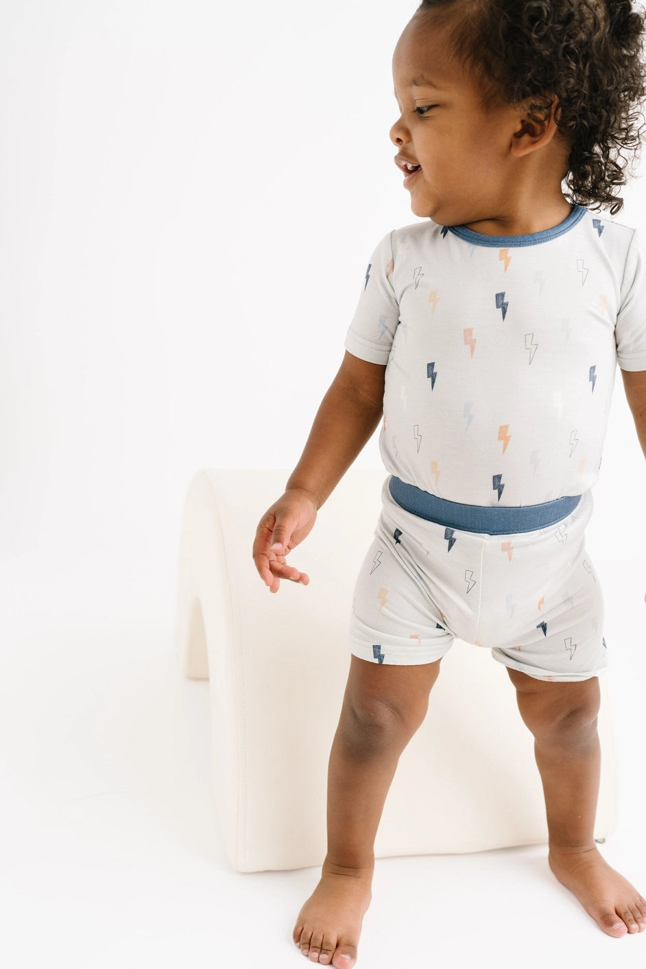 Baby Bolts Bamboo Shorts Set