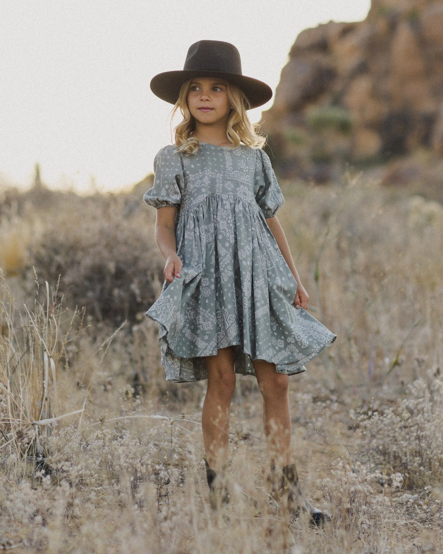 Rose Dress (laurel bandana)