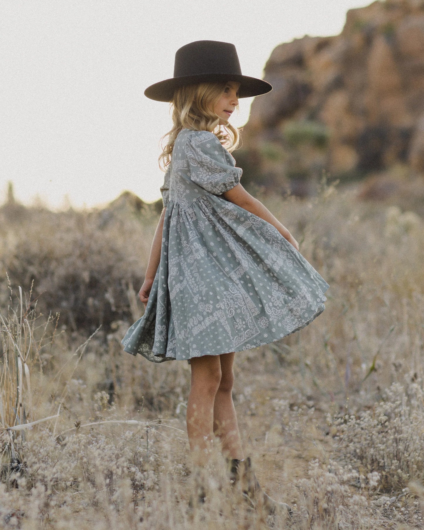 Rose Dress (laurel bandana)