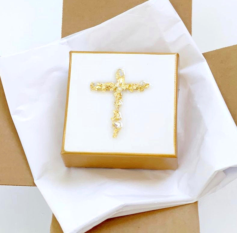 Gold Leaf Cross