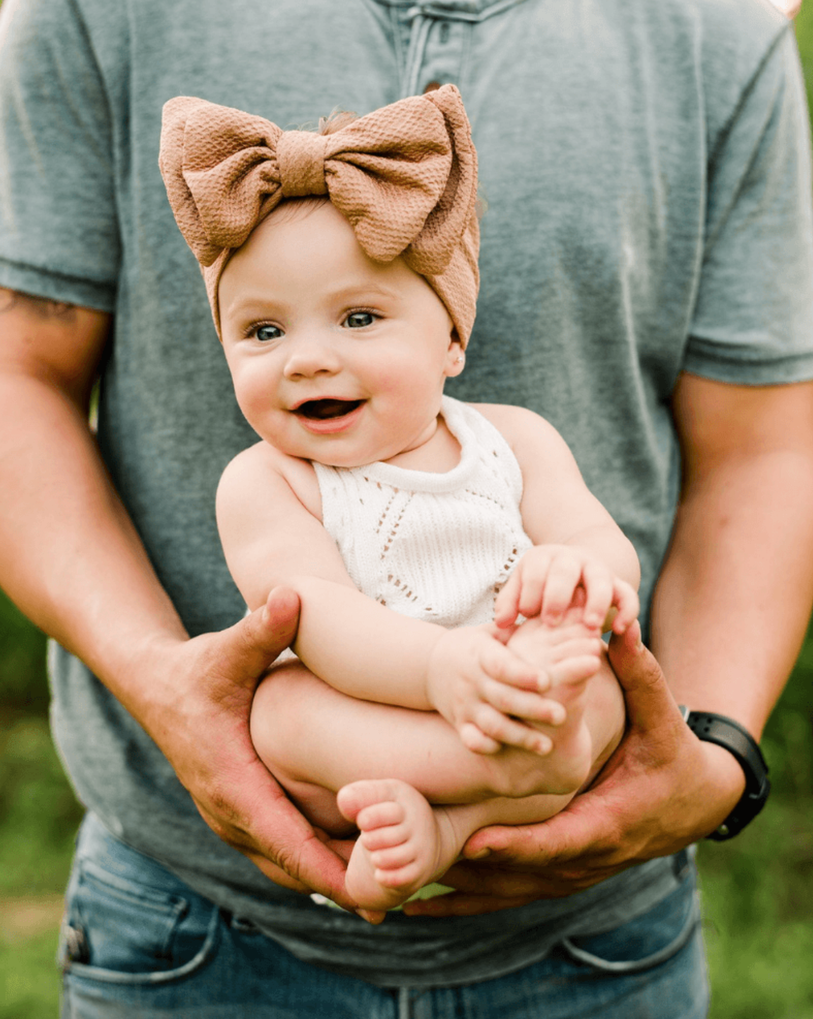 Drake Crochet Halter Onesie | Gardenia