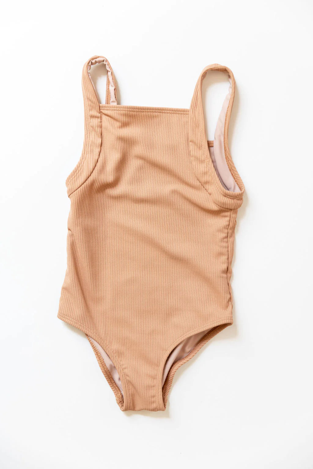 Ribbed One Piece in Cantaloupe (orange)