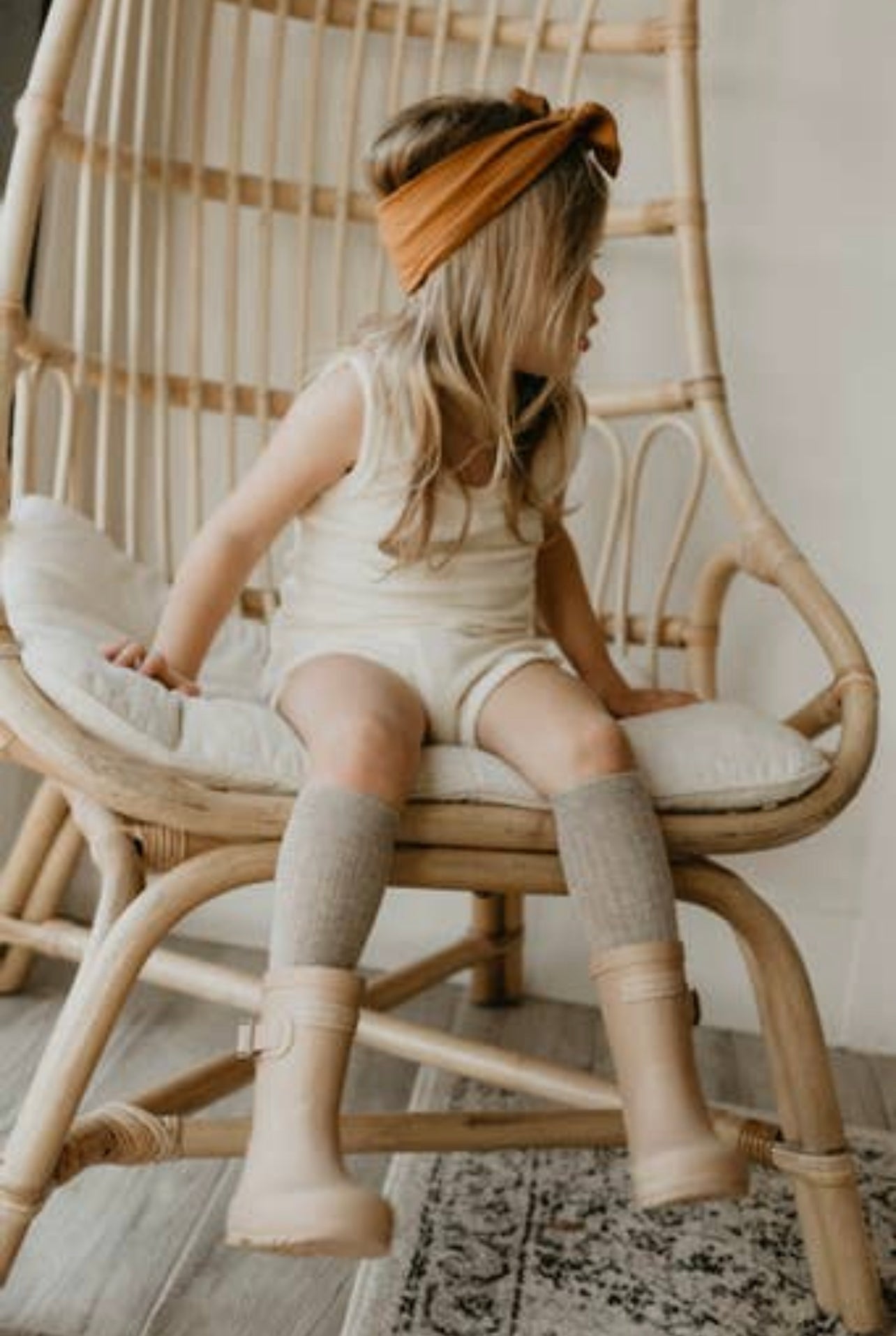 Tan Rain Boot