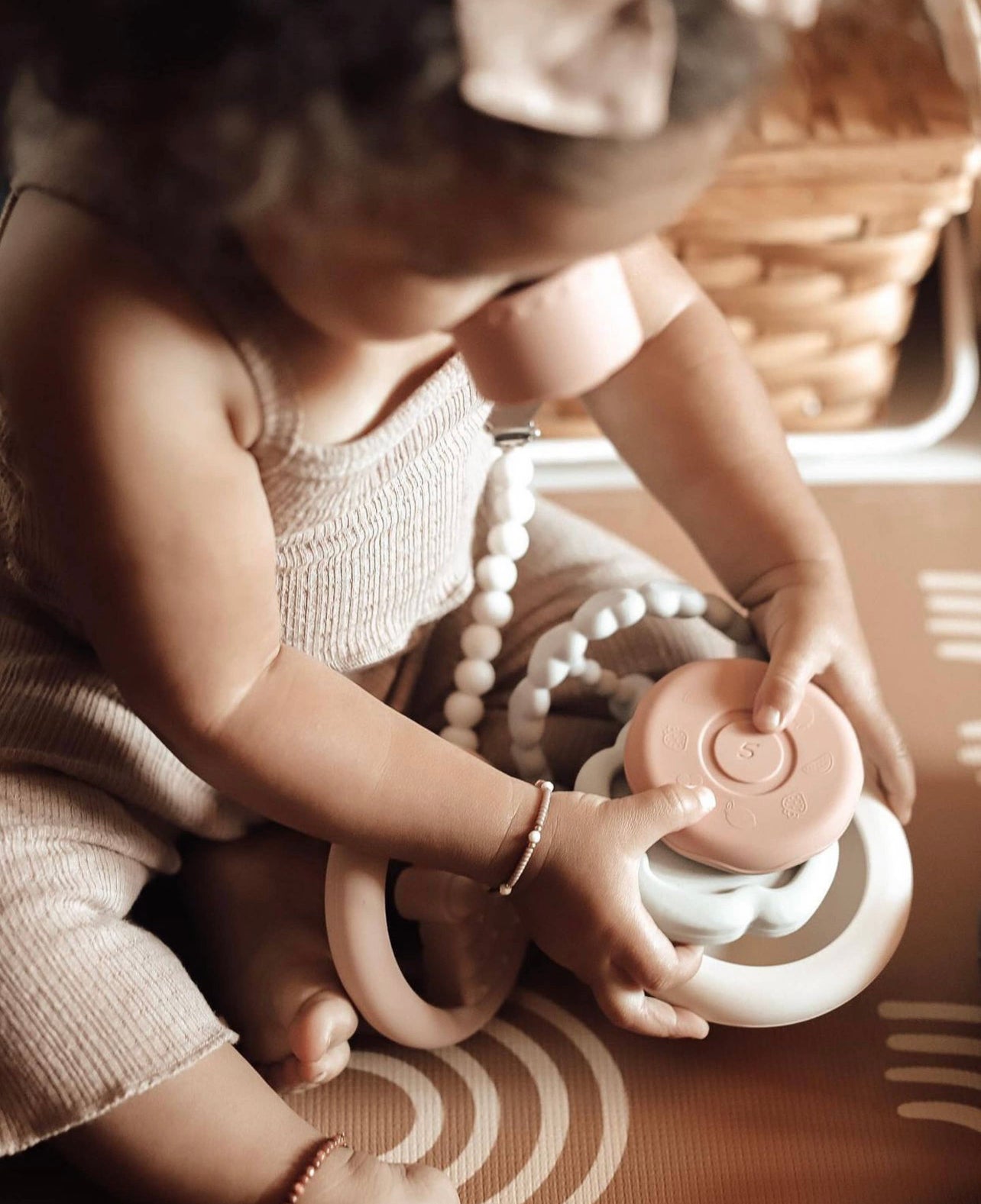Soft Silicone Stacking Ring Tower