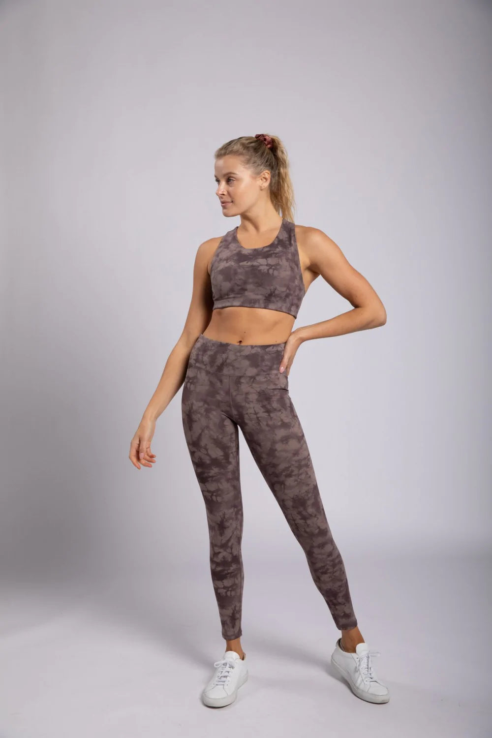 Tie-dye Back Pocket High-Waist Legging