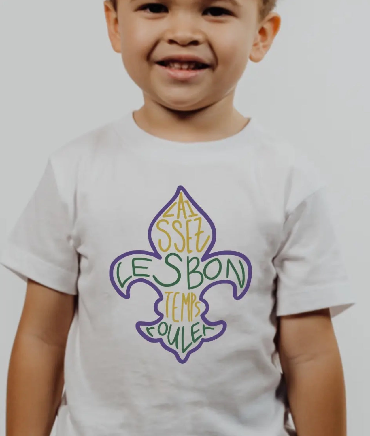 Fleur De Lis Mardi Gras Tee