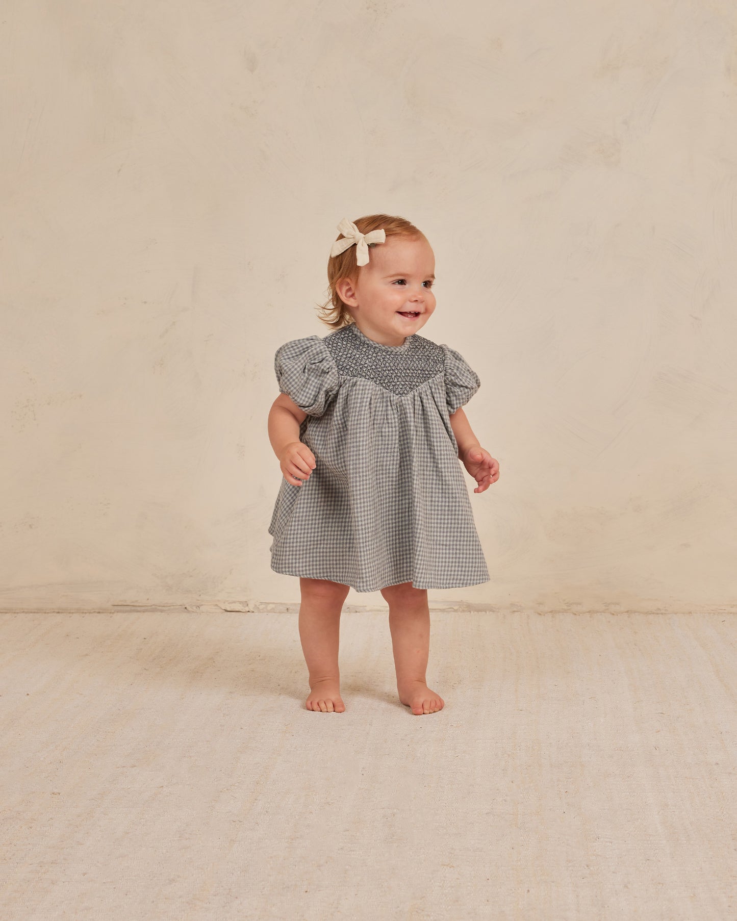 Carina Dress (Blue Gingham)