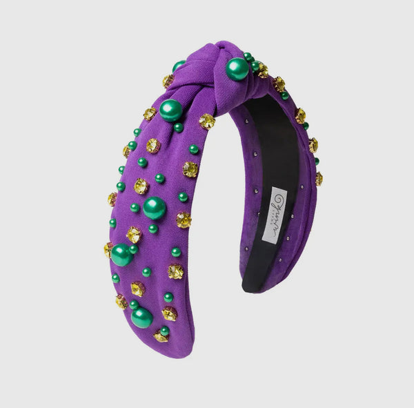 Mardi Gras Gemstone Headband(mini)