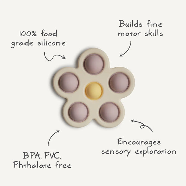 Flower Press Toy (Soft Lilac/Daffodil/Ivory)