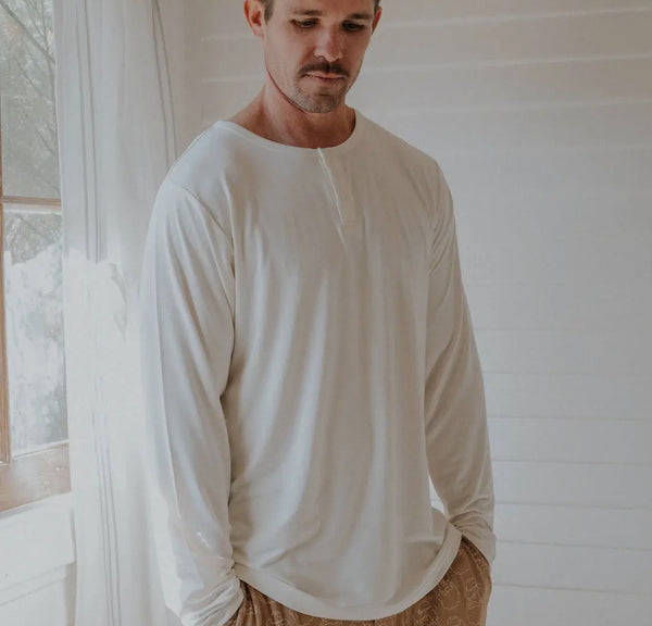 Men’s Henley - Cream