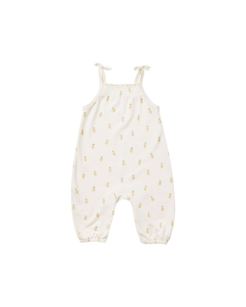 Smocked Jumpsuit (Lemons)