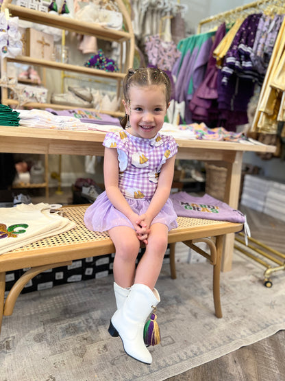 Mardi Gras Boots Dress