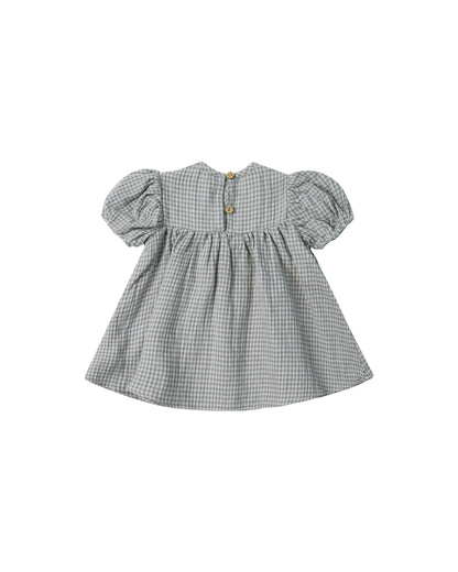 Carina Dress (Blue Gingham)