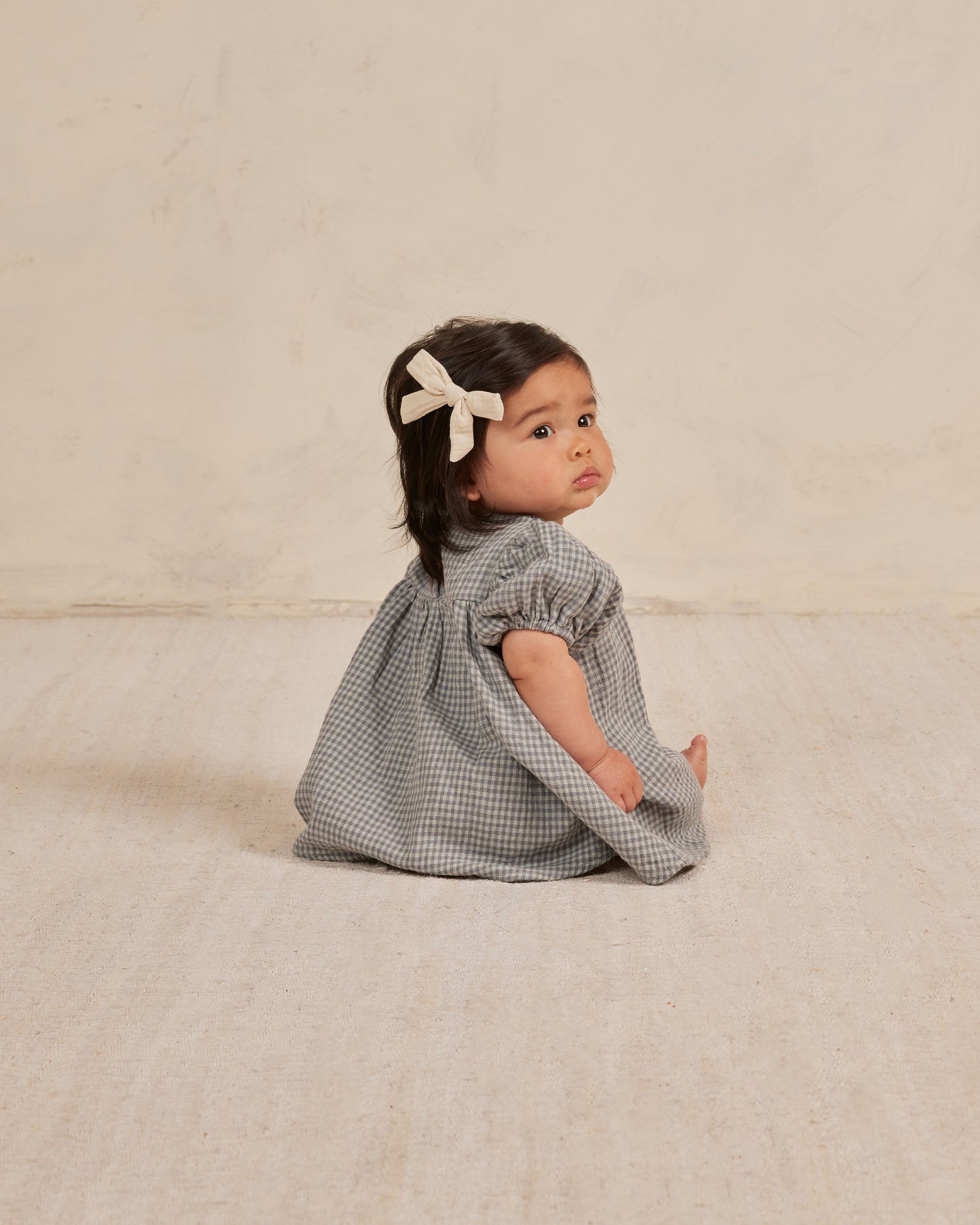 Carina Dress (Blue Gingham)