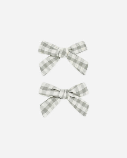 Bows || Eucalyptus Gingham