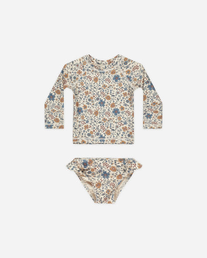 Maryn Rashgaurd Set || Gardenia