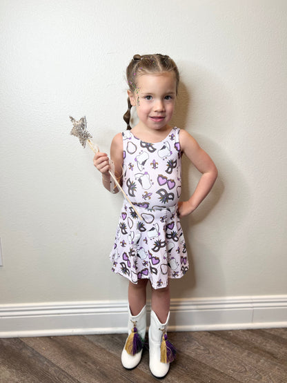 Mardi Gras Athletic Dress