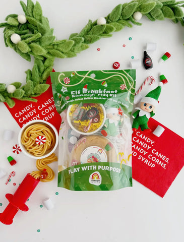 Elf Breakfast (maple syrup) Kiddough play kit