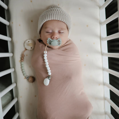 Hera Silicone Pacifier Clip (Shifting Sands)