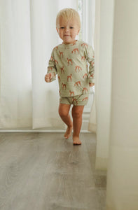 Fawn Feild Bamboo Sweatshirt Set