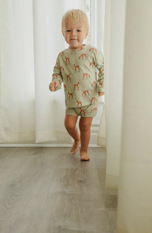 Fawn Feild Bamboo Sweatshirt Set