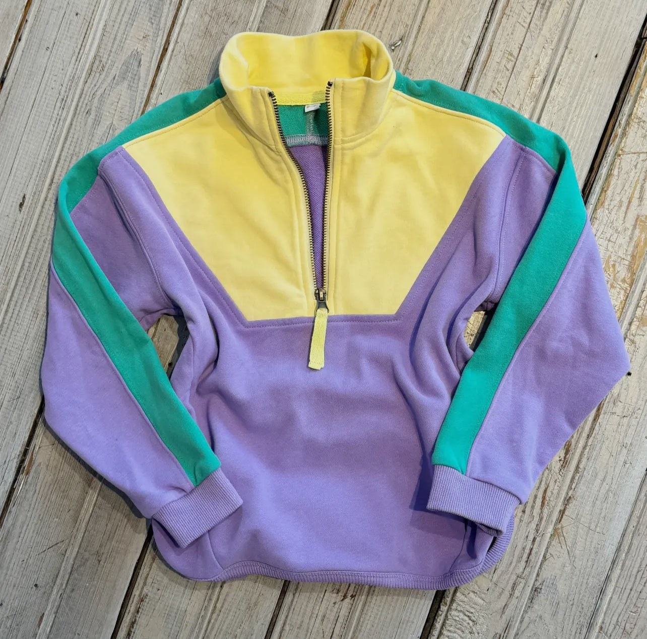 Pastel Mardi Gras 1/4 Fleece mini