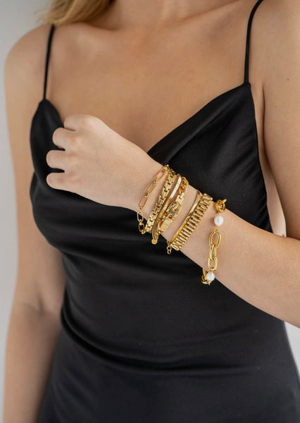 Gold Watch Band Bracelet