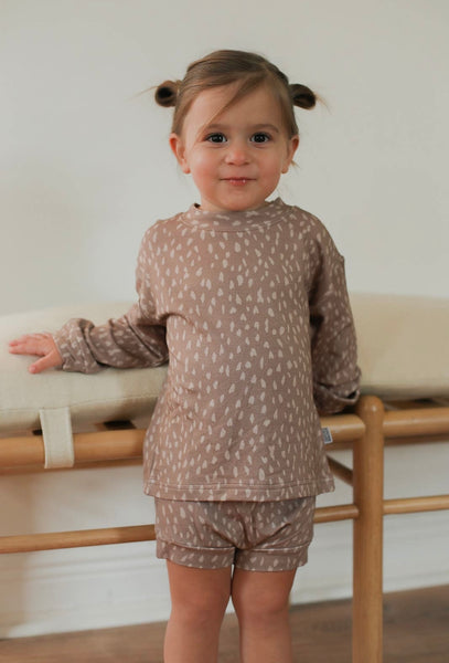 Fawn Spots Bamboo Sweatshirt Set