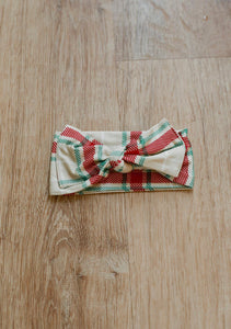 Holiday Bamboo Bow Headband