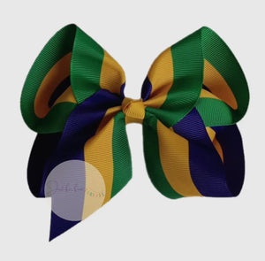 Mardi Gras Mambo Hair Bow